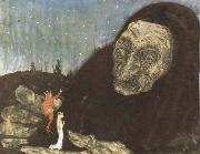 John Bauer Trollgumma and kungabarn oil painting on canvas